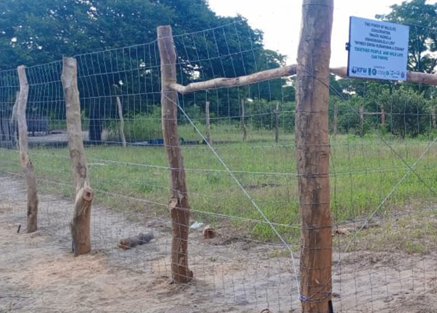 "Enclosure or fence in the wild"