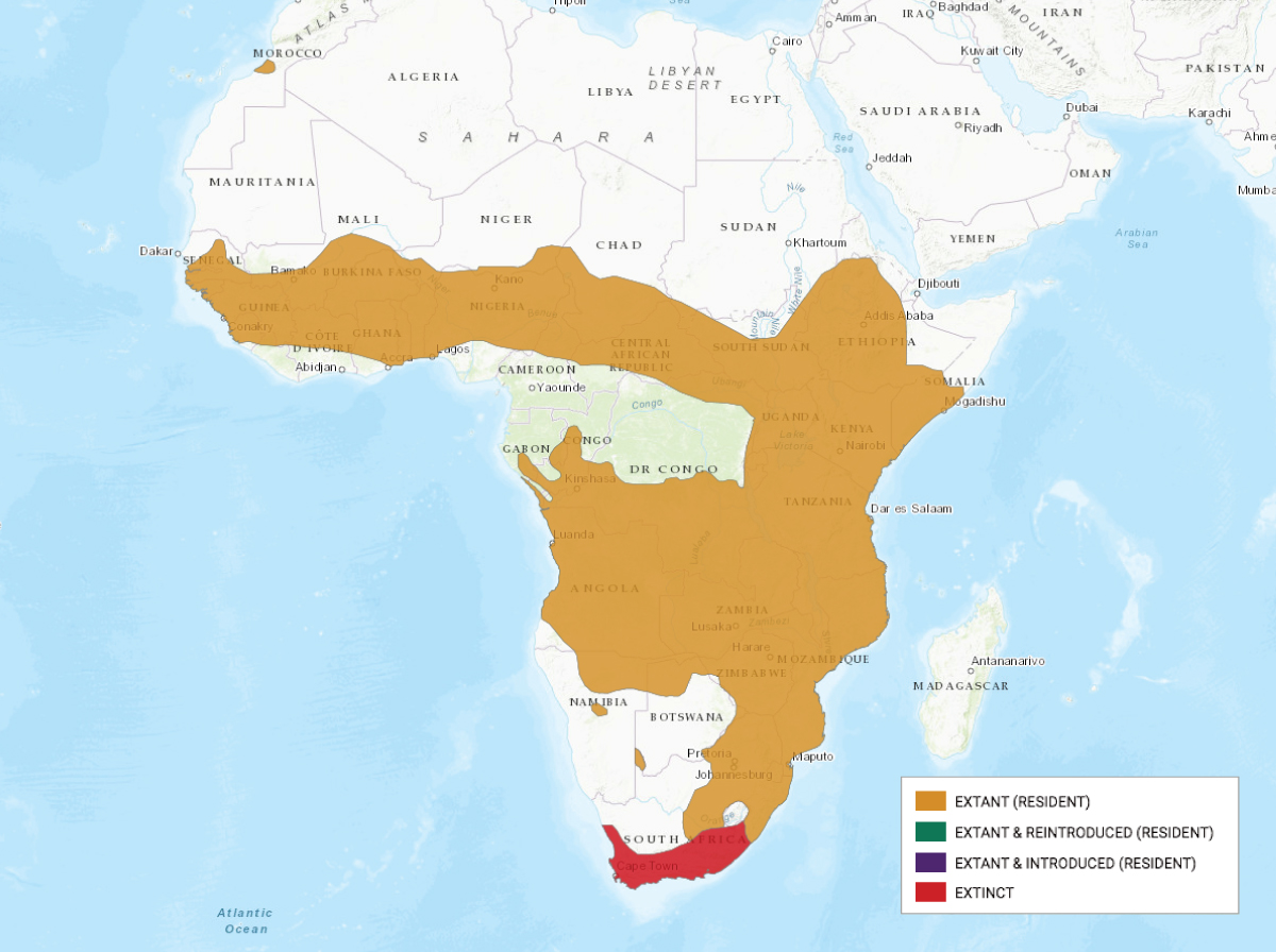 IUCN map