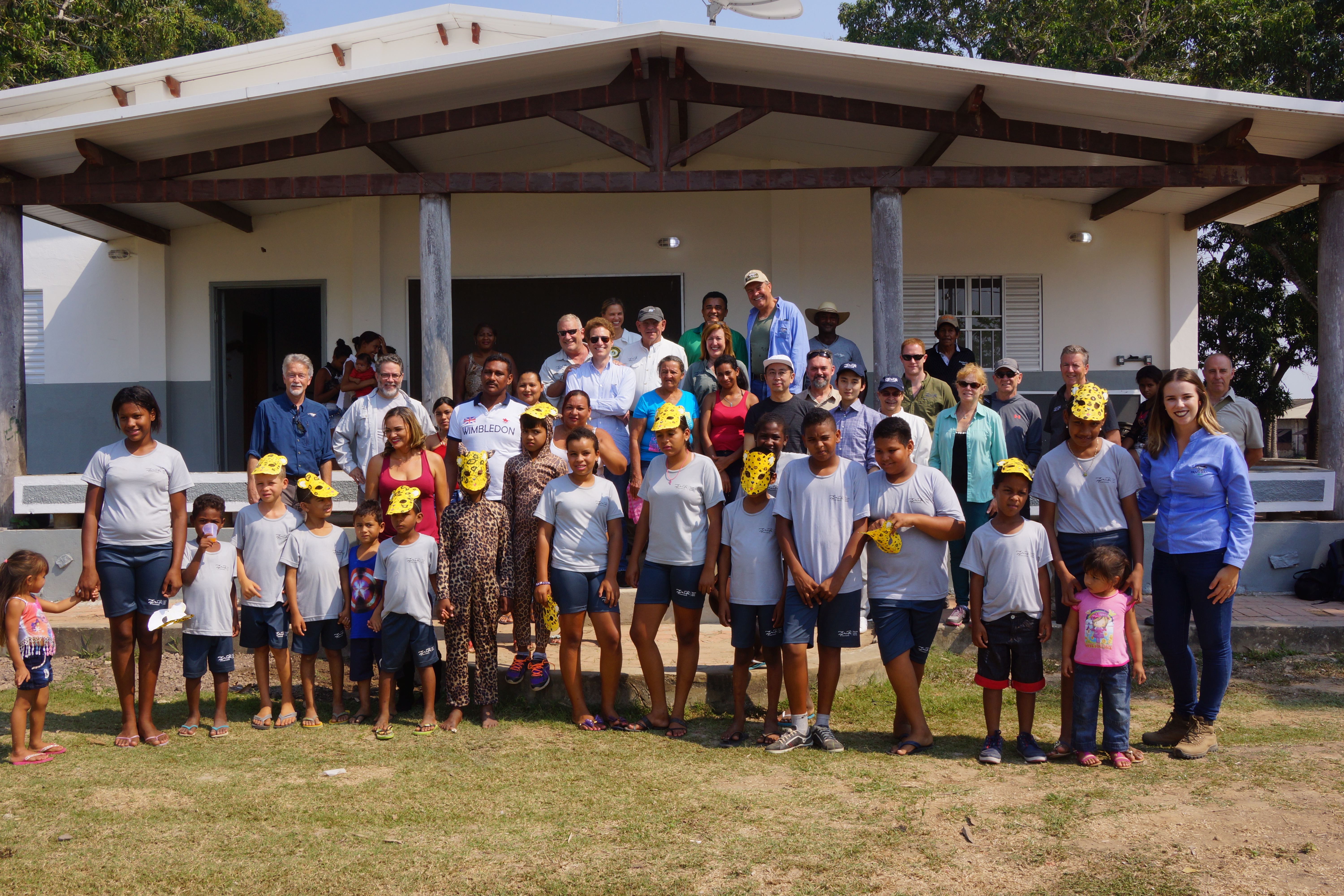 "Group picture at the ranch"