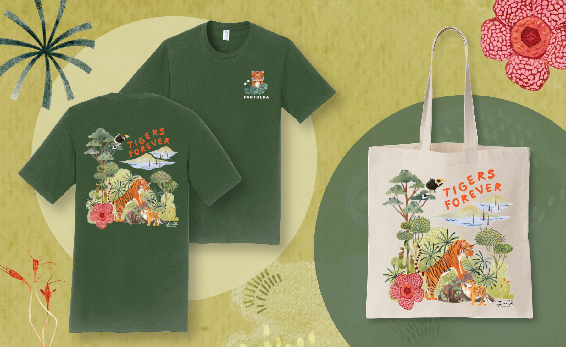 Tiger Day tshirts and tote bag