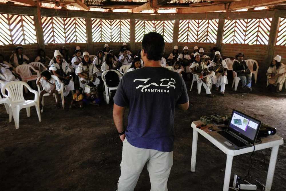 Staff meeting with local communities