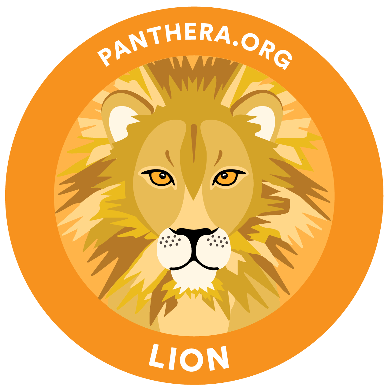 Animated Lion Sticker