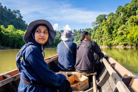Panthera biologists in Indonesia